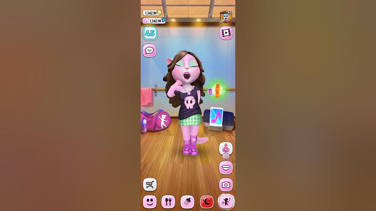 🌺😍Моя Говорящая Анджела Новое Обновление Фея 🌺😍 - YouTube