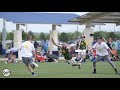Layout Hand Block on Goal Line-- 2019 College Championships