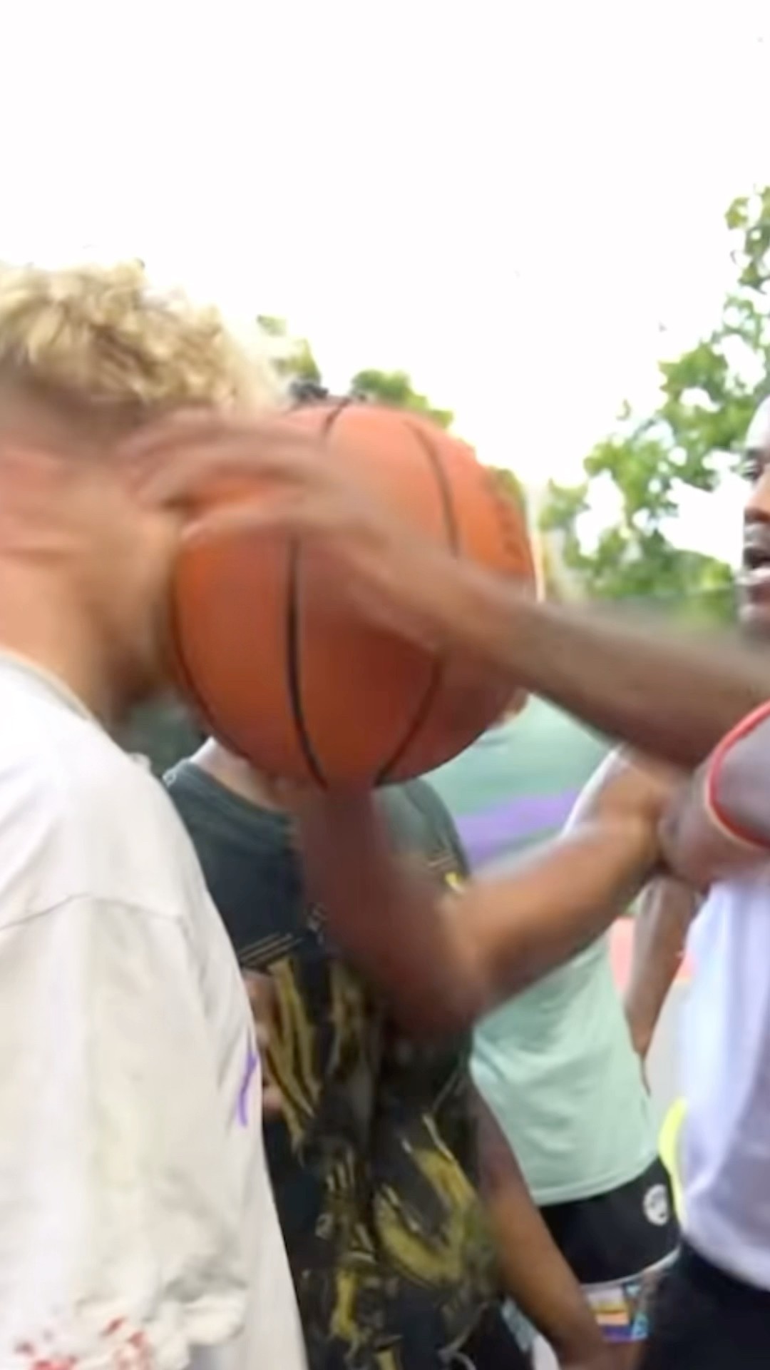 Trash Talker Throws The Ball At My Face