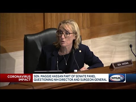 سناتور حسن عضوی از هیئت سنا که مدیر  و جراح عمومی را مورد پرسش قرار می دهد