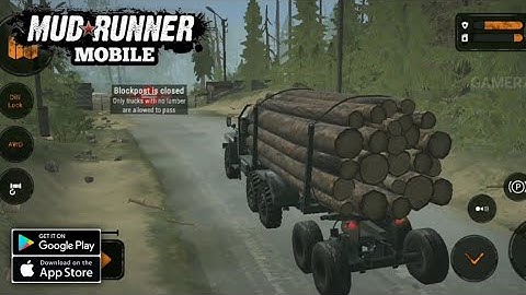 MudRunner Mobile : SEASHORE DLC | C-375 Closed Road Gameplay