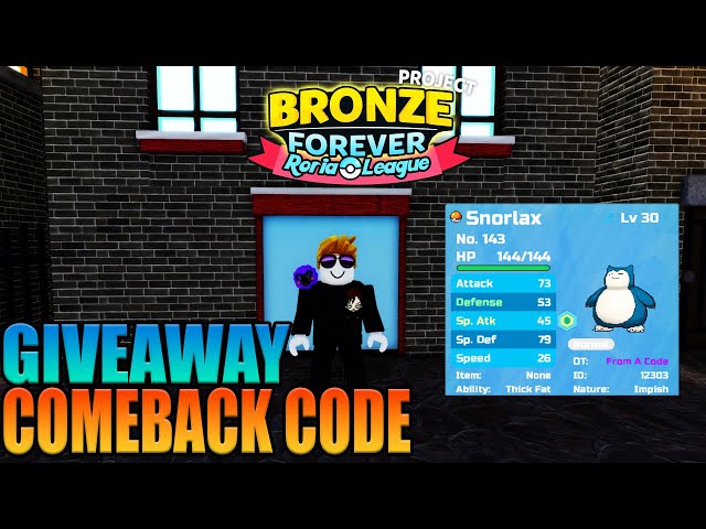 Roblox Project Bronze Forever codes (December 2022)
