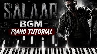 SALLAR BGM easy piano tutorial 🔥🔥