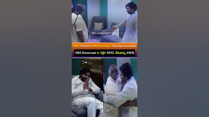#pspk Felicitates MM Keeravaani #HariHaraVeeraMallu ⚡⚡ | #pawankalyan #mmkeeravaani #shorts | WtvEnt