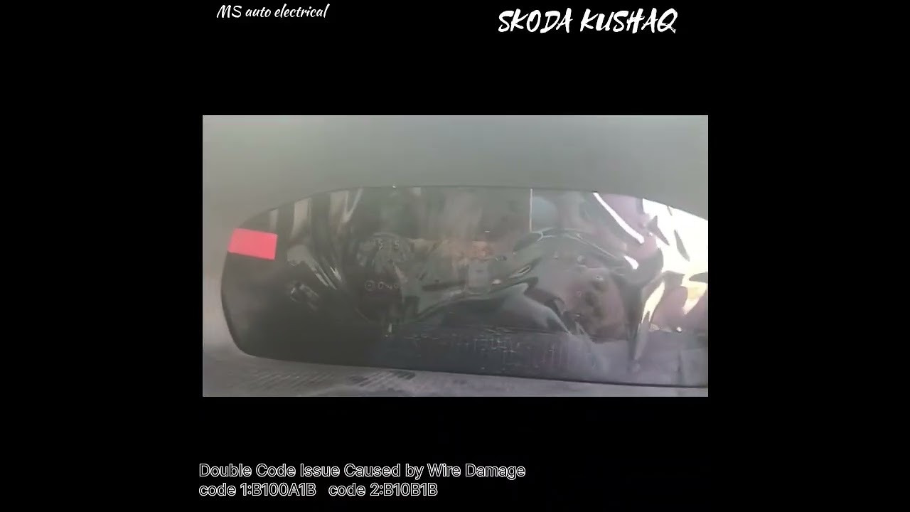 Airbag display problem in skoda kushaq 