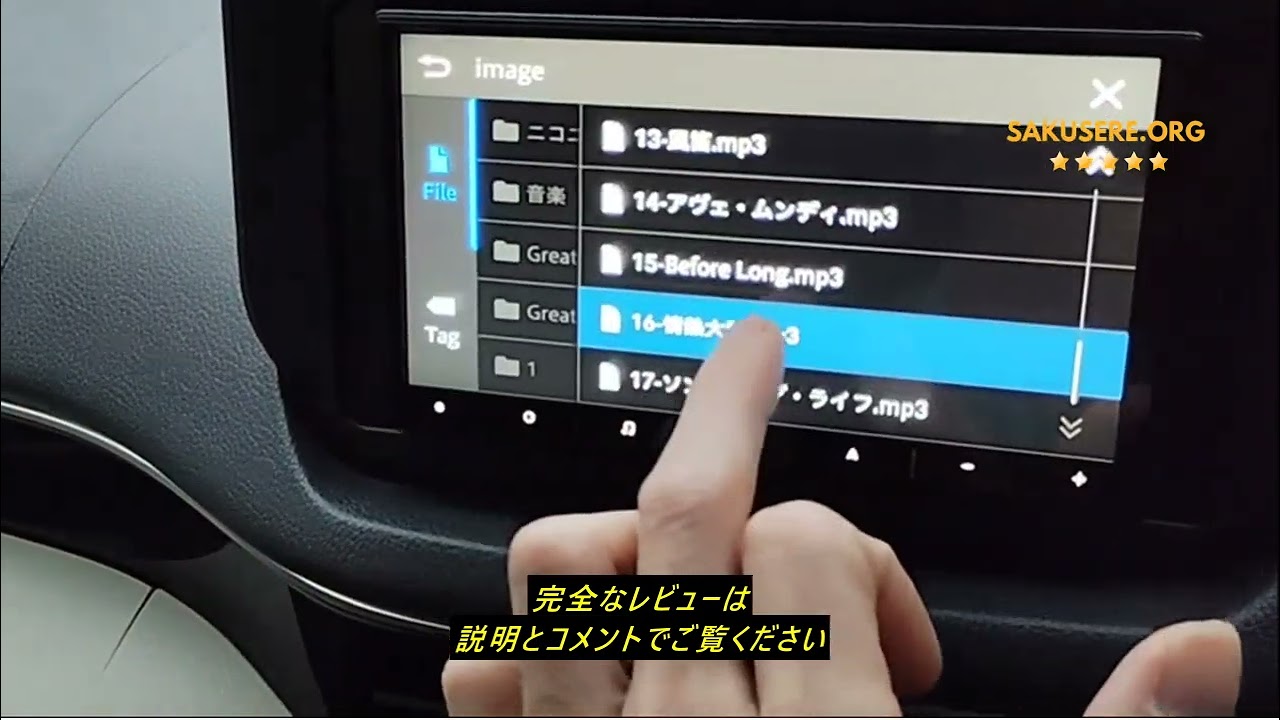レビューPioneer カーナビ AVIC-RF721 楽ナビ 9インチ フローティング