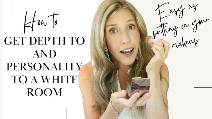 How to add depth and personality to a white room