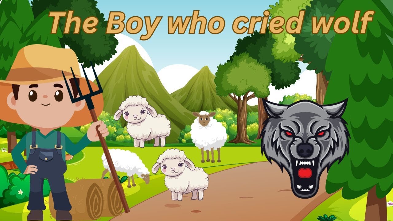 The boy who cried wolf | Bedtime story for kids | Short Moral story for ...