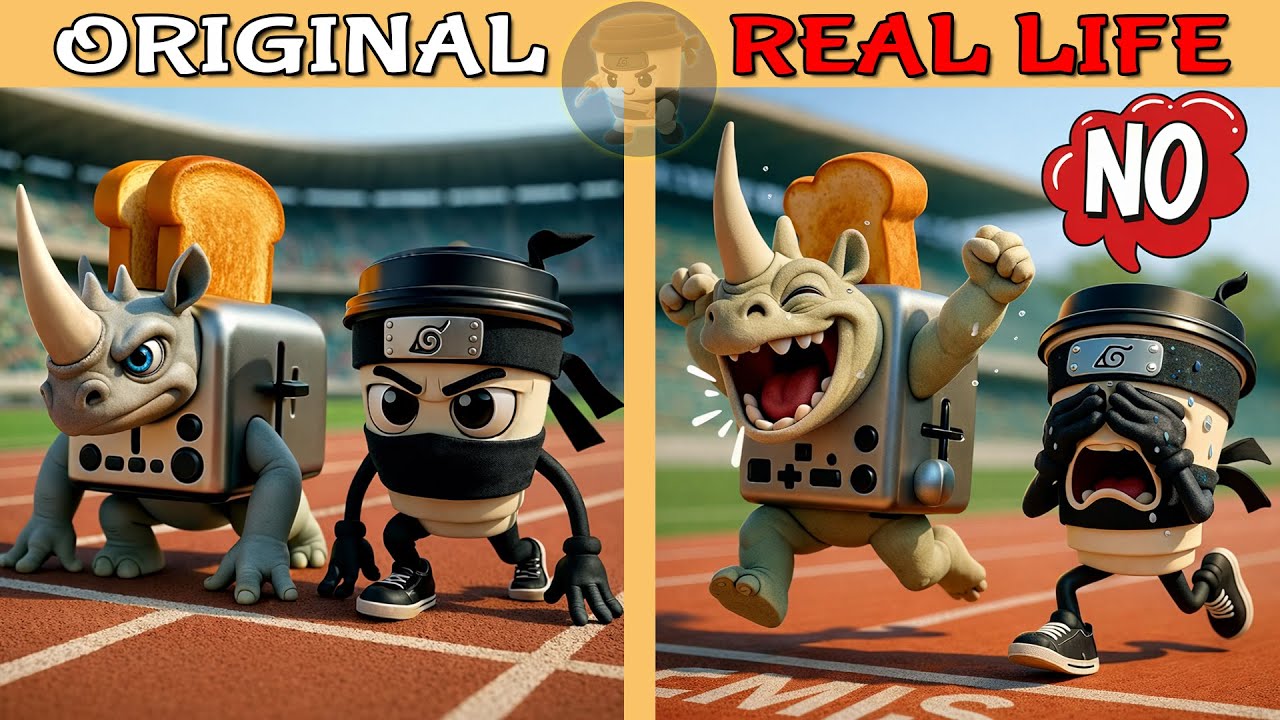 Brainrot Starting With R Brainrot Memes They Compete With Each Other | Brainrot Original vs Real ...