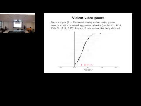 Maya Mathur presents "Sensitivity analysis for publication bias in meta-analysis" on YouTube