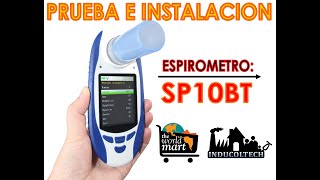 OCCUPATIONAL SPIROMETER SP10BT TEST TheWorldMart INDUCOLTECH