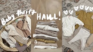 HUGE Baby Thrift Haul! + Tips for Finding Brand Names like H&M, Zara, Quincy Mae, etc. :)