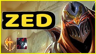 ZED VS RYZE MID GAMEPLAY GRANDMASTER I