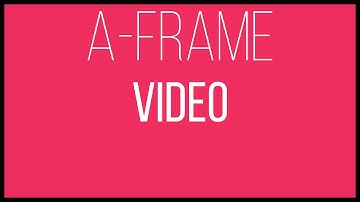 A-Frame WebVR Tutorial 12 - Video