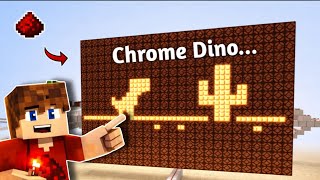 I Recreated Chrome Dino Game in Minecraft!