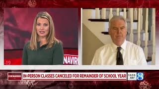 WOOD TV8 breaks news that MI schools will stay closed for remainder of year
