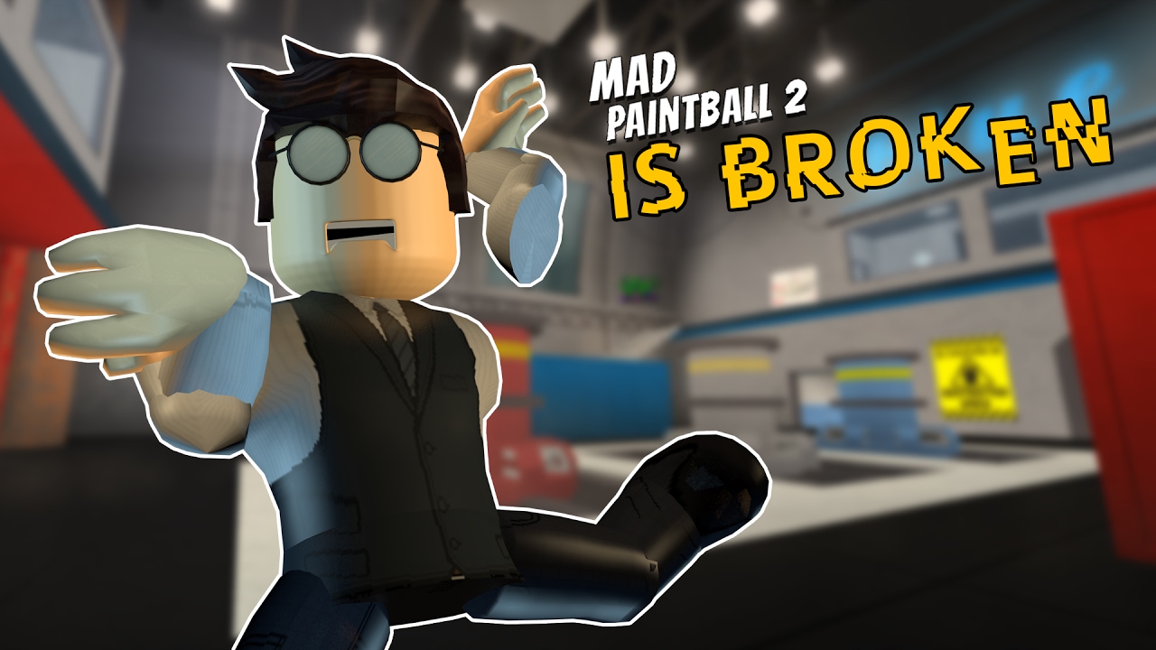 Mad Paintball 2 Is Broken Youtube - roblox mad paintball 2 w izzy old video youtube