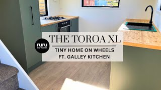 Ruru Tiny Homes: The Toroa XL - Tiny home on wheels ft. galley kitchen