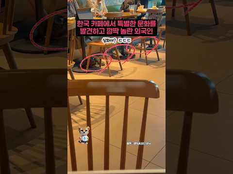 한국 카페에서 특별한(?) 문화를 발견하고 깜짝 놀란 외국인 thumbnail