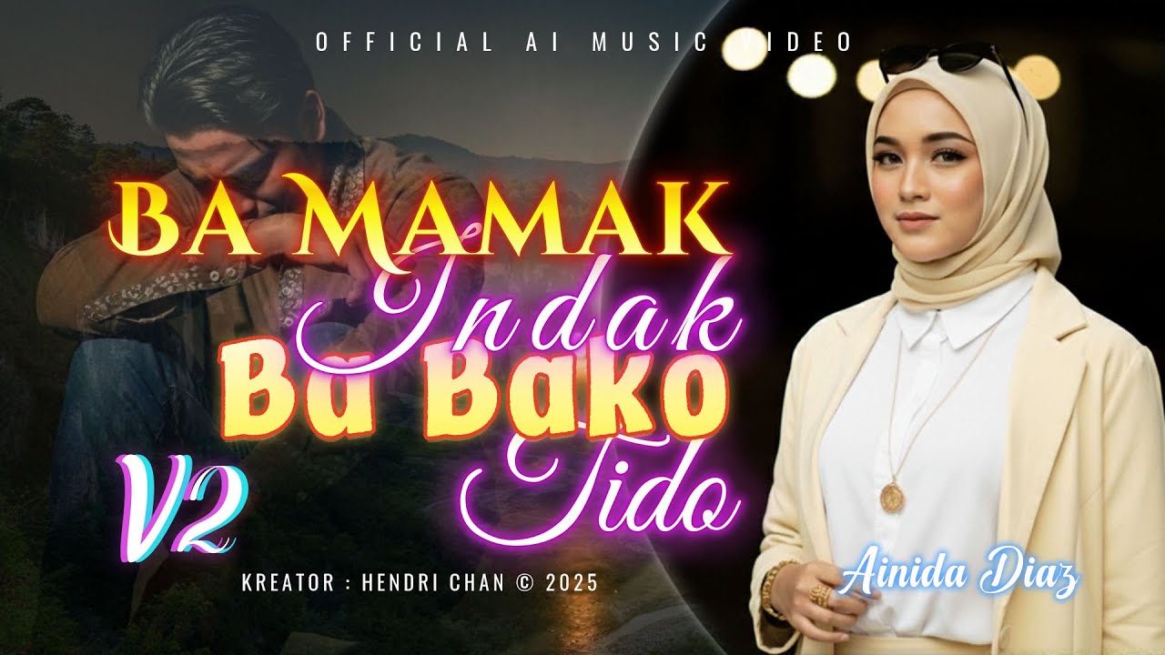 Ainida Diaz - Ba Mamak Indak Ba Bako Tido V2 (Official Music Video) | Pop Minang