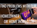 Using FLIR One Pro LT to inspect under kitchen sink plumbing  in a brand new house