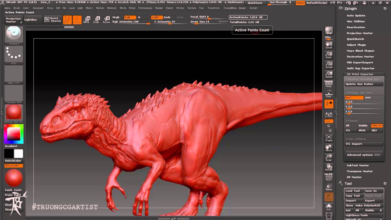 how to import an stl into zbrush