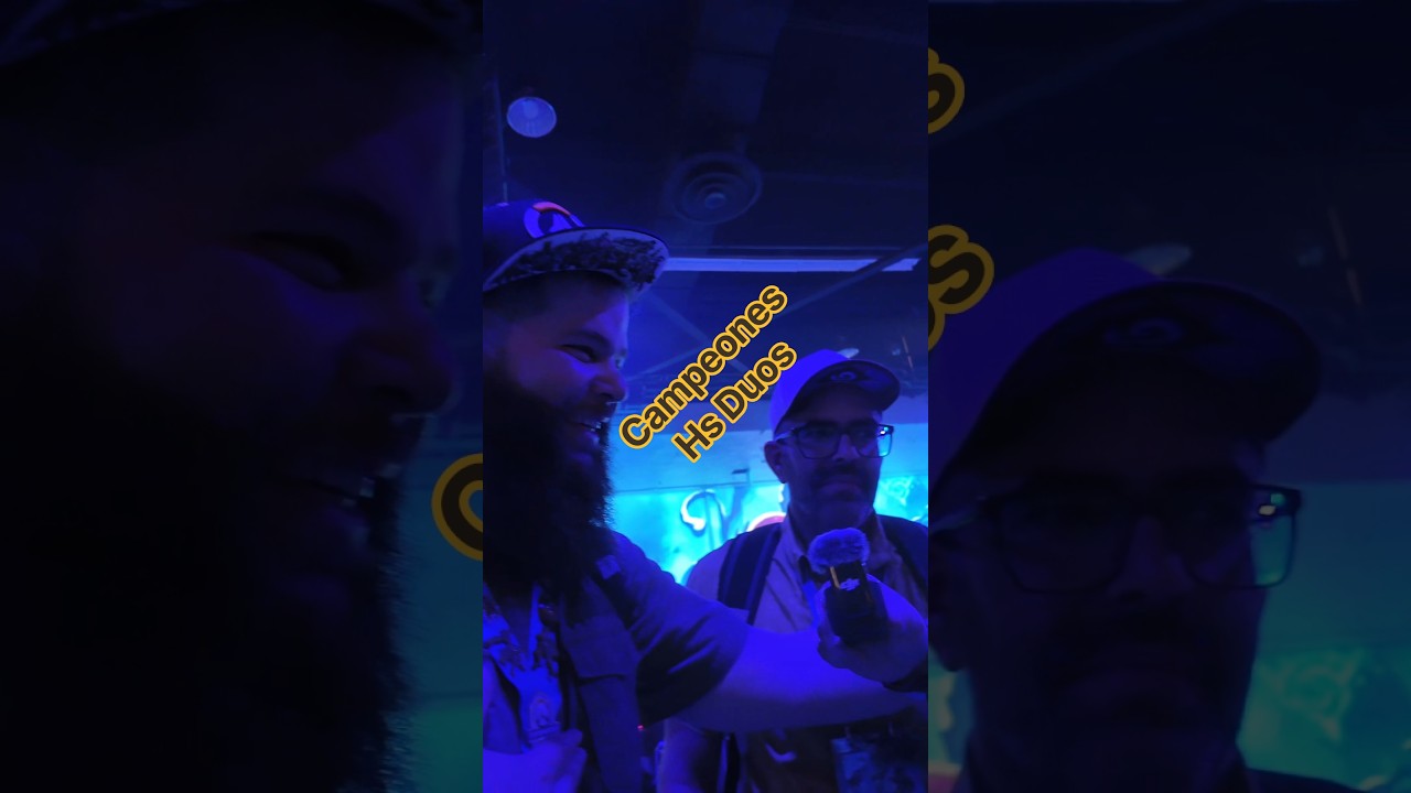 campeones universales de hearthstone duo's Escopeta y Chainer entrevista en Blizzcon 2026