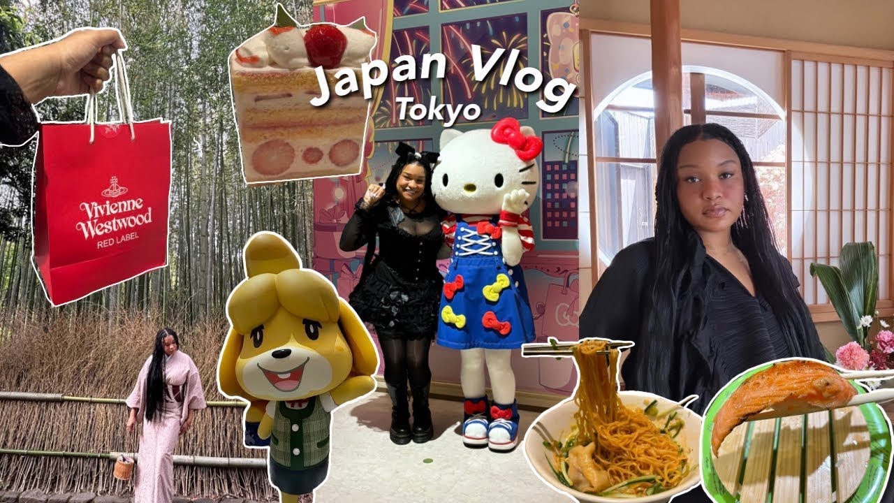 Japan Vlog 🇯🇵🍣: Kyoto, Puroland, Food, Shopping And Exploring Tokyo 