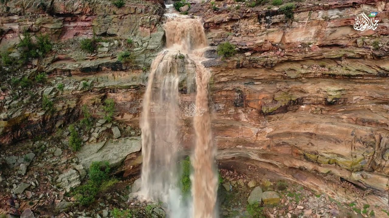 شلال المربع جنوب #أحد_رفيدة بمنطقة #عسير ( الثلاثاء ٢٧ ذي الحجة ١٤٤٣ الموافق ٢٦ يوليو ٢٠٢٢ )