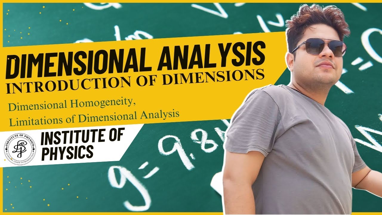 Dimensional Analysis - Introduction | Class 11 Physics | ISC & CBSE ...
