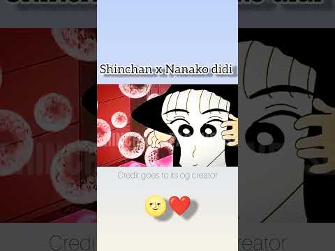 Shinchan × Nanako Didi | Jaana Samjho Na | Cute Edit ❤️credit goes to @kazamalovehimawari #shinchan