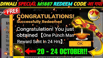 FREE FIRE REDEEM CODE TODAY 24 OCTOBER|FF REWARDS REDEEM CODE | FF REDEEM CODE TODAY 24 OCTOBER