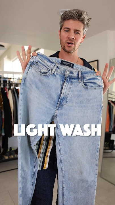 When to Wear Dark Wash vs Light Wash Jeans?!?