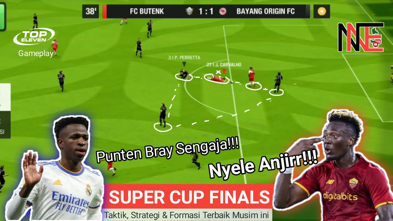 Super Cup Finals Highlight Sempat Tertinggal Dan Akhirnya 🏆 Best Strategy Top Eleven 3D YouTube