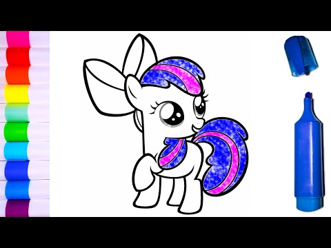 Video: Twilight Sparkle-ni Qanday Chizish Mumkin