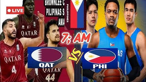 WOW GANDA BACBAKAN TO GILAS PHILIPPINE VS QATAR FULL LIVE)6;30 AM..