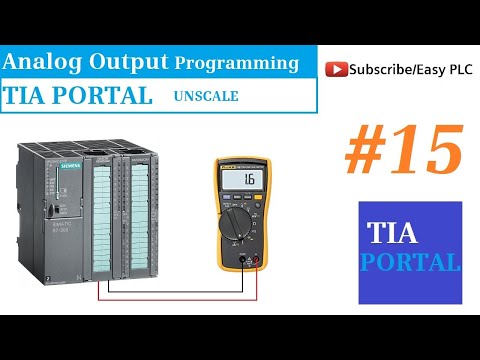 ANALOG OUTPUT (Unscale Instruction) S7 300 CPU 314 2DP with TIA Portal #15