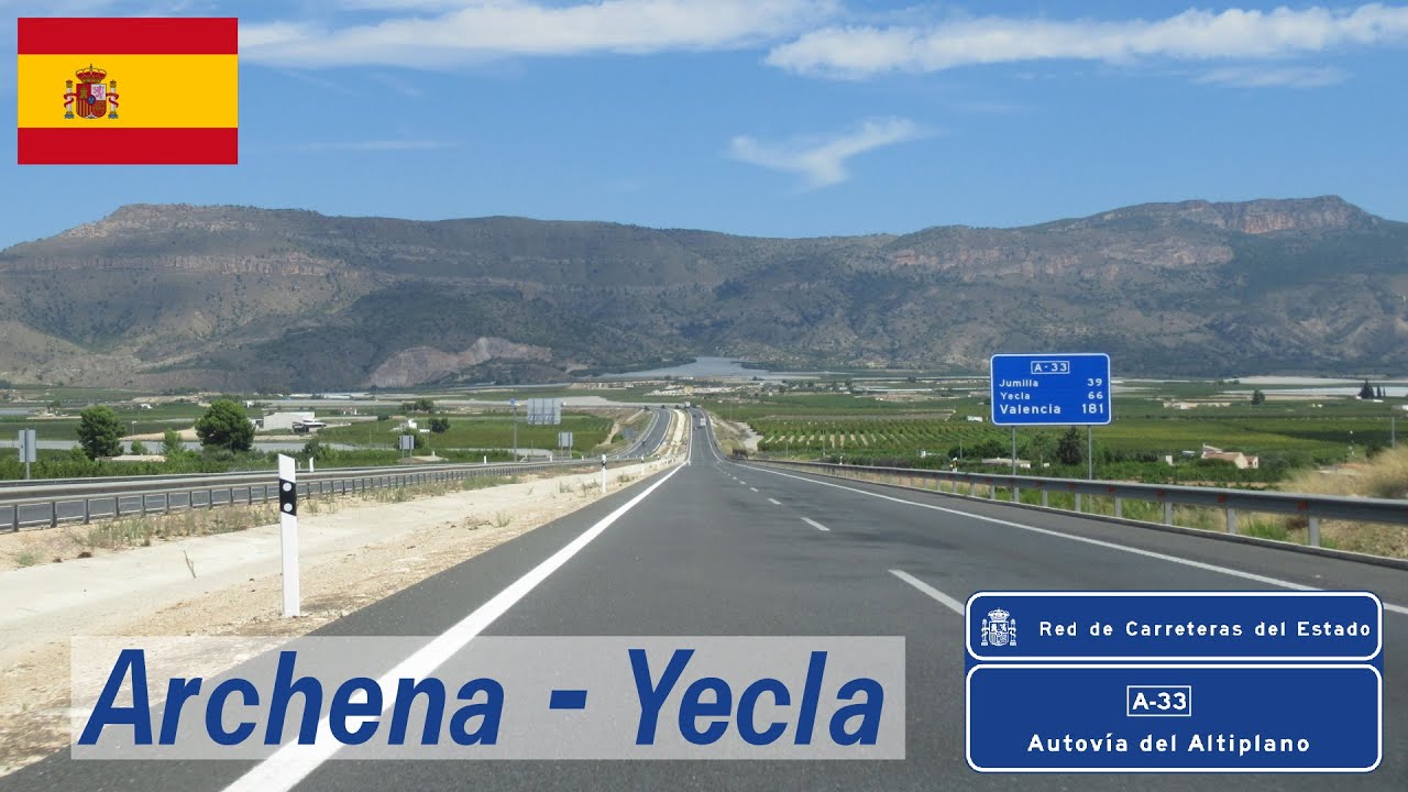 Spain: A-33 Archena - Yecla