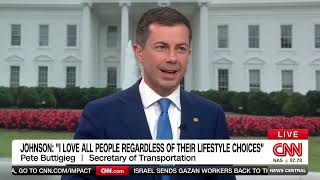 Pete Buttigieg on Mike Johnson