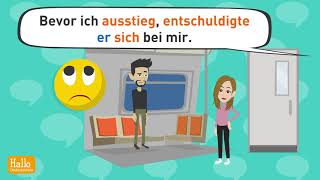 Learn German with dialogues | How was your date? | indirect speech | Subjunctive 1 | Level B2