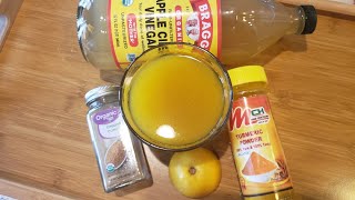 turmeric and apple cider vinegar tea to boost metabolism to lose weight super fast