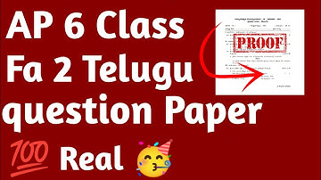 ap 6th class fa2 maths question paper 💯real🥳 2023-24 question paper (model paper)