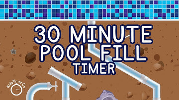 30 Minute Pool Pipes Fill Timer - Kids Visual Timer