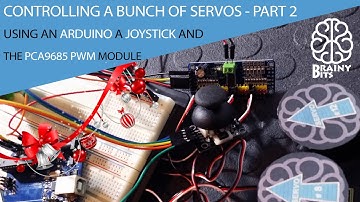 Controlling a bunch of Servo using the PCA9685 Module with Joystick - Part 2 - Tutorial