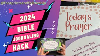 Bible Journaling | DIY Prayer Cards with Dollar Tree Supplies  | 2024 Affordable Dollar Tree Craft
