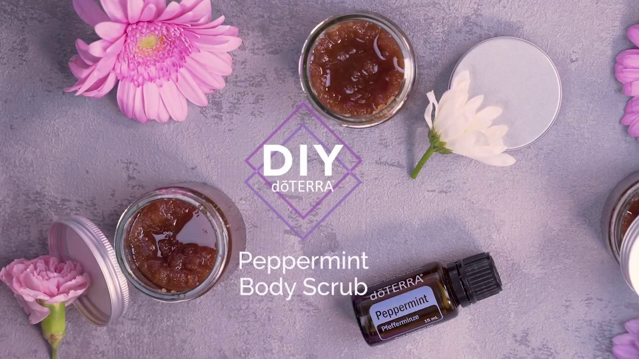 doTERRA Peppermint Body Scrub YouTube