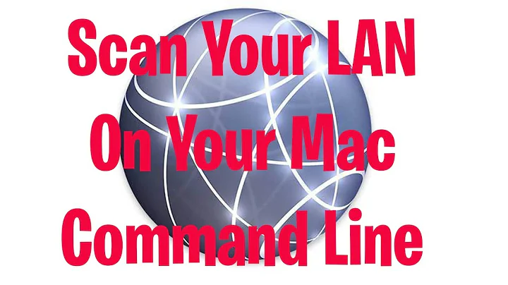 Scan a LAN on Mac OS X using Command Line for Free and a paid GUI App
