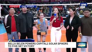 Bella Belen powers Capital1 Solar Spikers to five-set victory | News and Views 