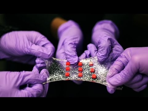 Stretchable hydrogel electronics