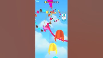 Hair Rush- All Levels Walkthrough Gameplay iOS,Android Relaxing Video Update Level #shorts